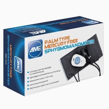 Cuff-mounted sphygmomanometer - 1009 - AME WORLDWIDE - with rechargeable battery / with adult cuff