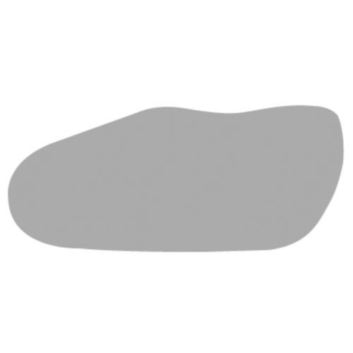3/4 length orthopedic insole with longitudinal arch pad - CORRECTION LUNASOFT AL GREY - Capron Podologie - adult