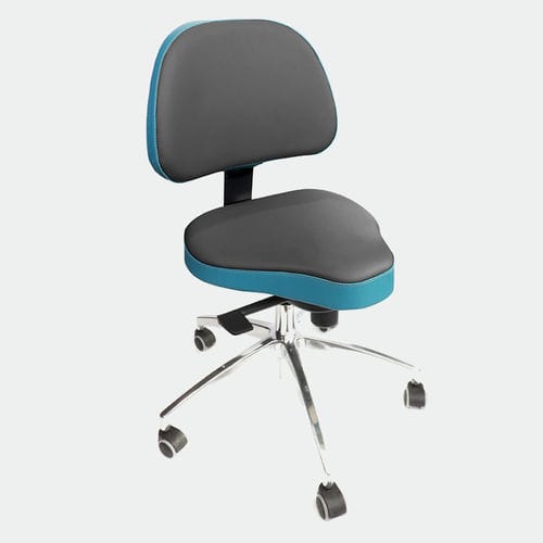 Mobile doctor's chair - MOBULA - Capron Podologie - height-adjustable