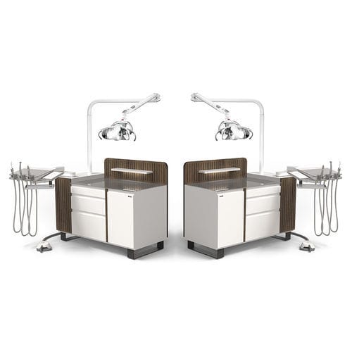 Podiatry workstation - LATTI - Capron Podologie - with light / on casters