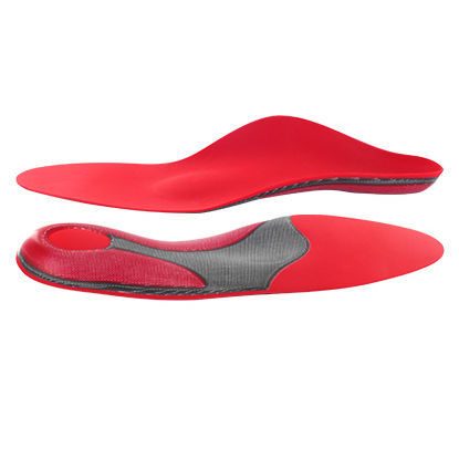 Orthopedic insole with longitudinal arch pad - CHILI PEPPER - Capron Podologie