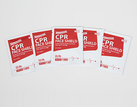 PVC-free face-shield - FA Inc. - adult / box of 50 / disposable