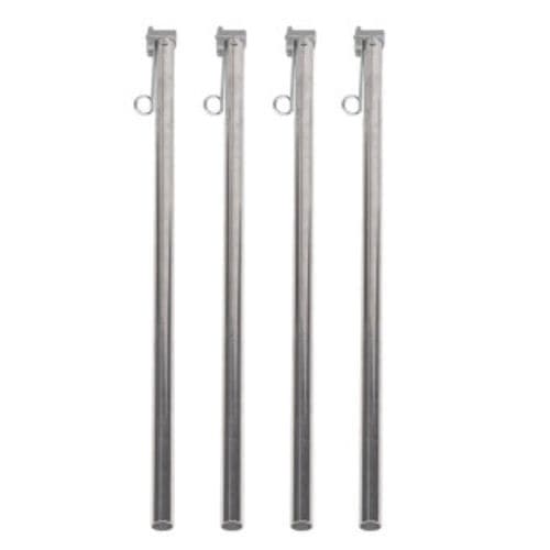 4-hook IV pole - MSEB-IVPSET - Med Sled - 2-hook