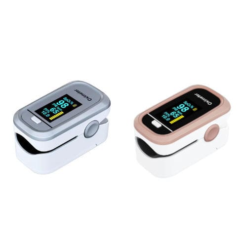 Fingertip pulse oximeter - PRO-F12 - Promise Technology - medical / battery-powered / pink