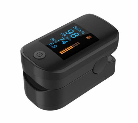 Fingertip pulse oximeter - PRO-F8 - Promise Technology - medical / battery-powered / OLED