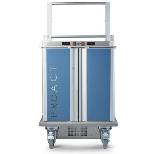 Service trolley - PROACT - Rational Production Srl - meal / handling / stainless steel