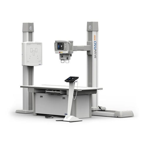 Digital X-ray system - SkanRAD 400 - Skanray Technologies - for multipurpose radiography / with floor-standing bucky / fixed