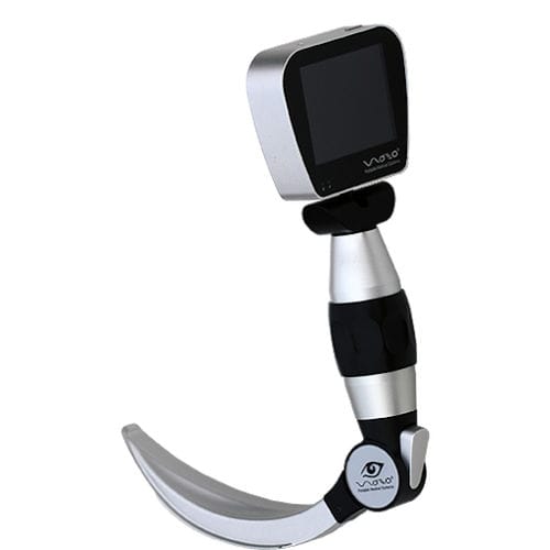 High-definition video laryngoscope - VDO-100 series - VDO MEDICAL (SHANGHAI) CO.,LTD. - with integrated video monitor / with blade / single use