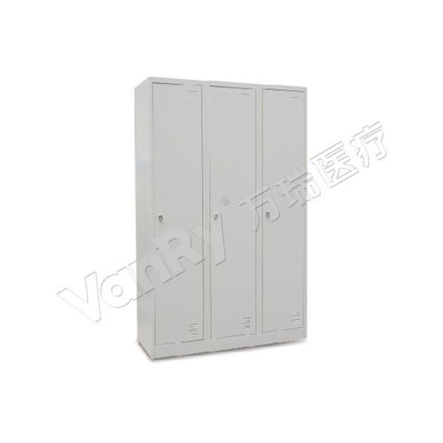 Storage locker - G-17 - Hebei Vanry Medical Devices Co., Ltd. - hospital / with door / 3 doors
