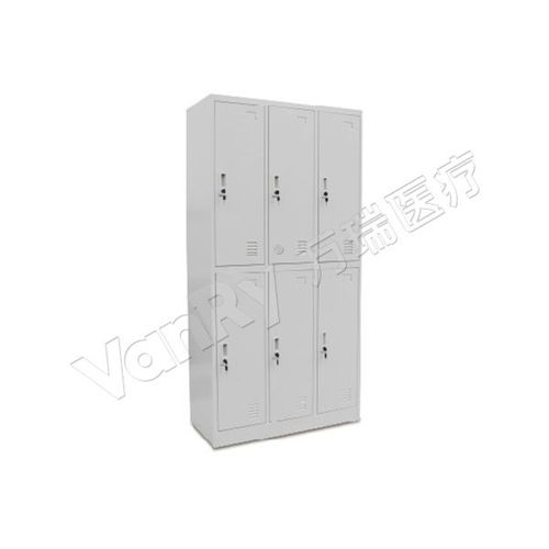 Storage locker - G-19 - Hebei Vanry Medical Devices Co., Ltd. - hospital / with door / 6-door
