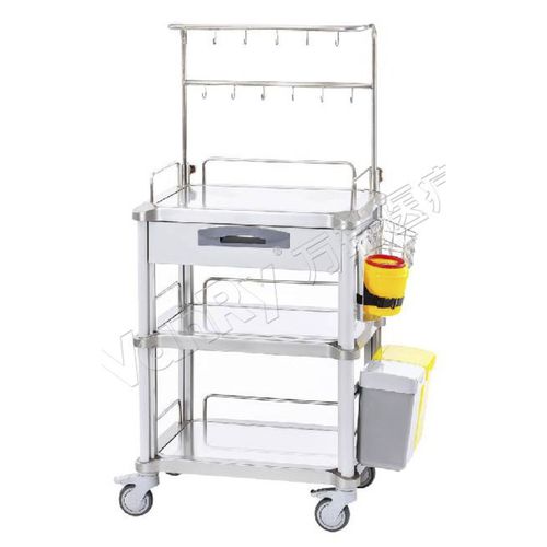 Medical trolley - E-34 - Hebei Vanry Medical Devices Co., Ltd. - concealment / for intravenous procedures / stainless steel