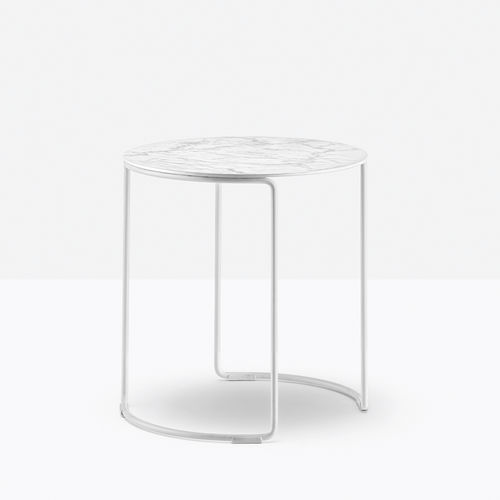 Dining coffee table - circuit CRTD_42X45 - Pedrali - for waiting rooms / round