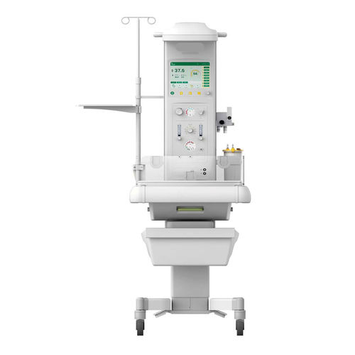 Height-adjustable infant warmer - P-001A - Medi Waves - on casters