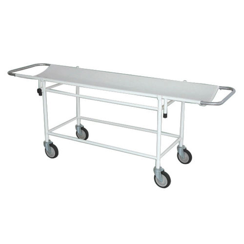 Patient transfer stretcher trolley - PTT-06 - Medi Waves - manual / 1-section / stainless steel