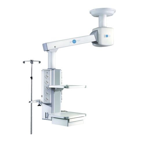 Motorized medical pendant - PWM 100 - AMCAREMED TECHNOLOGY - ceiling-mounted / operating room / articulated