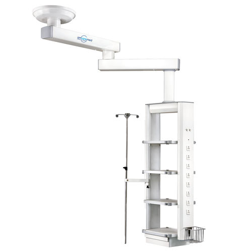 Ceiling-mounted medical pendant - MF-S-900 - AMCAREMED TECHNOLOGY - operating room / endoscopy / articulated