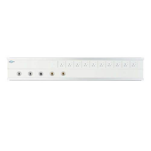Wall-mounted bed head unit - NTC600 - AMCAREMED TECHNOLOGY - horizontal / modular / for intensive care service