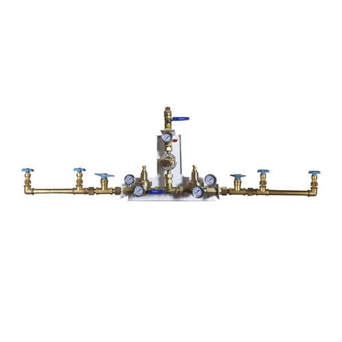 Medical gas manifold - AM-300DX - AMCAREMED TECHNOLOGY - supply / manual / semi-automatic