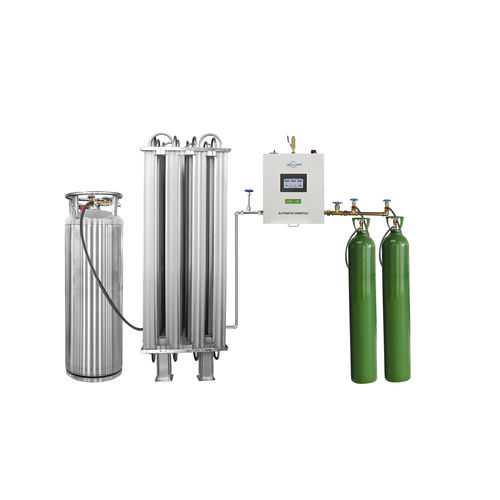 Medical gas manifold - AM-200DL - AMCAREMED TECHNOLOGY - for hospitals / automatic / with automatic changeover