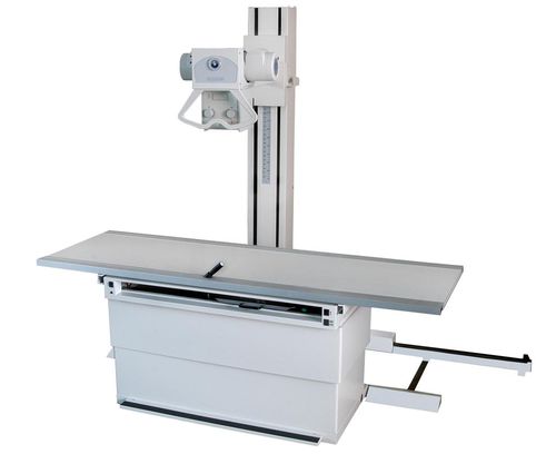 Height-adjustable X-ray table - ANTARIX IMX-4A, IMX-4B  - IMAGO Radiology - with tube stand