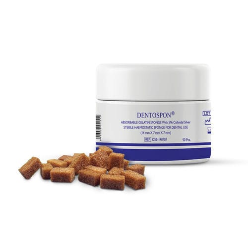 Sponge hemostatic agent Dentospon® Aegis Lifesciences dental surgery