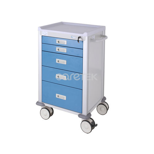 Medical cart - CAM-201 - Caretek Medical - for medicine / medicine distribution / 5-drawer