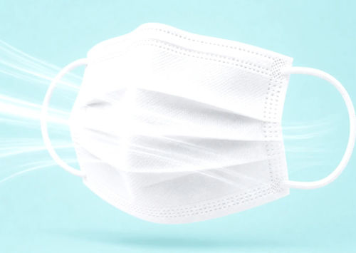 Adult medical procedure mask - INTCO Medical - non-woven / disposable / 3-ply