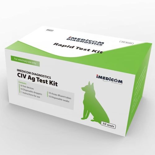 Infectious disease test kit - IMEDICOM - for canine influenza / for canines / for antigens