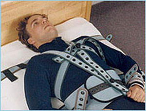 Hospital bed fixation strap - 1003 - Excel Medical - body / shoulder