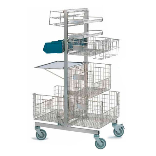 Medical trolley - H.1500 - PCM HABILCLASS - Medi.Caddie® - hospital / for sterilization material / for general purposes