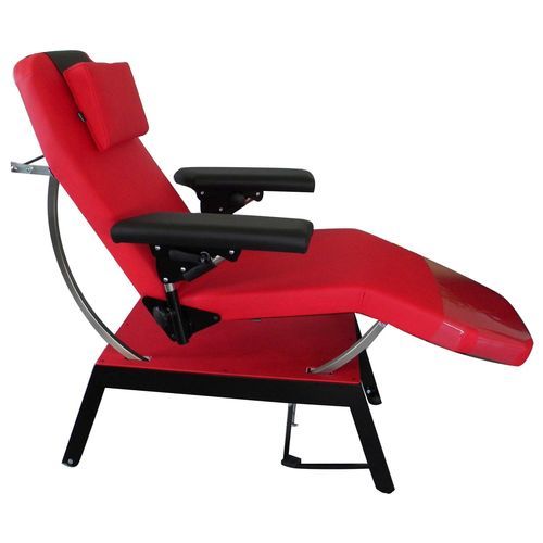 Manual blood collection chair - PHÖNIX - STRUB GMBH - 1-section / on casters / Trendelenburg