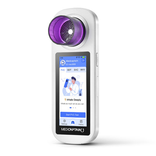Electronic spirometer Medcaptain Medical Technology handheld / for