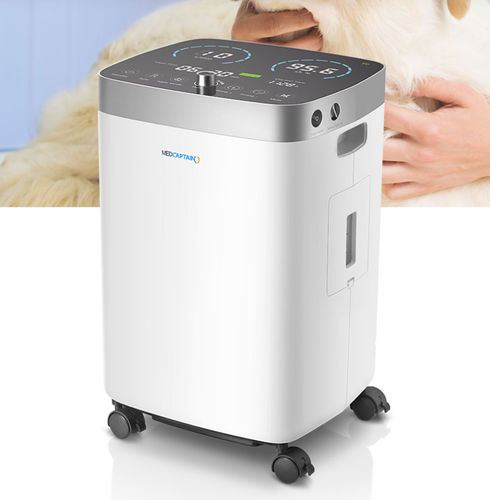 Medical oxygen concentrator - UniOxy C5 - Medcaptain Medical Technology - on casters / high-purity