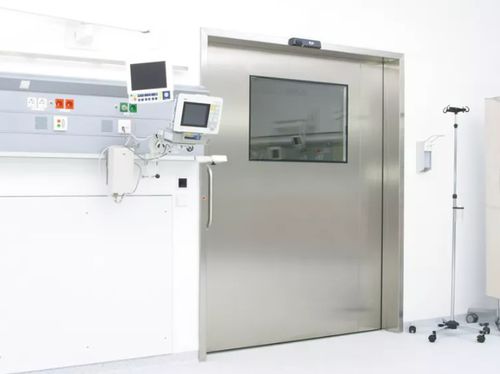 Radiation protection door - CLEAN K3-A - record portes automatiques - for hospital / laboratory / for the pharmaceutical industry