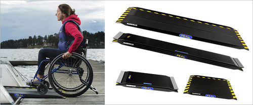 Boat wheelchair ramp - IRC series - Autoadapt - transportable