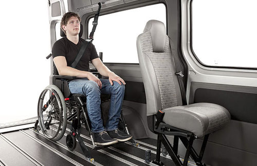 Wheelchair fixation strap - Autoadapt - body / shoulder