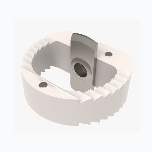 Cervical interbody fusion cage - POLAR-B - NORMMED Medical Devices - anterior / PEEK