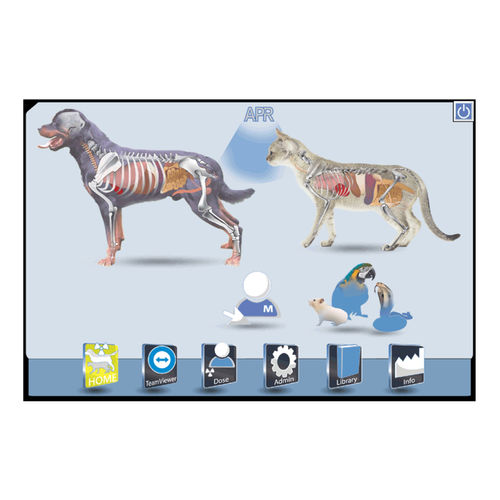 Control software - COMES ELECTRO SRL - for veterinary radiology / skeleton / lower limb