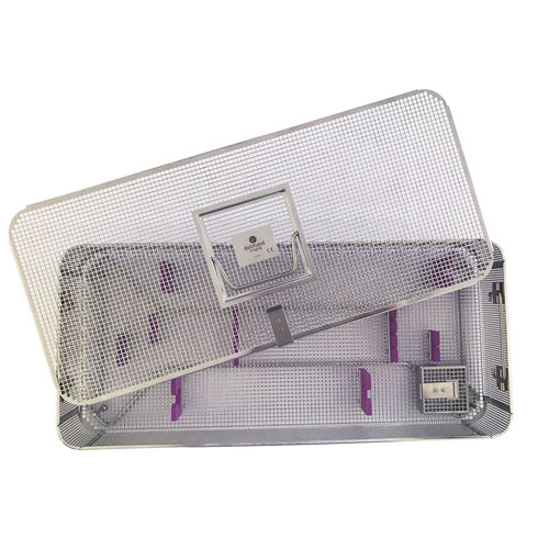 Instrument sterilization basket - D200 160 504 - Delmont imaging - stainless steel / wire / autoclavable