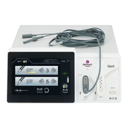 Bipolar cutting electrosurgical unit - iSpark+ - Delmont imaging - high-frequency / with touchscreen