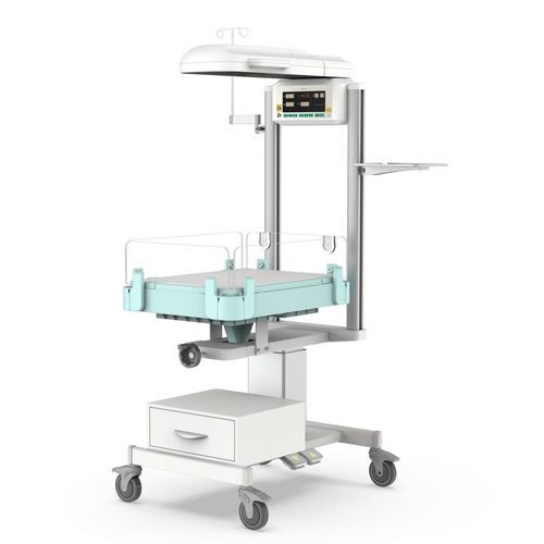 Infant radiant warmer with phototherapy lamp - Ecosy630 - BNG MEDICAL INSTRUMENTS - with scale / with monitor / with storage compartment