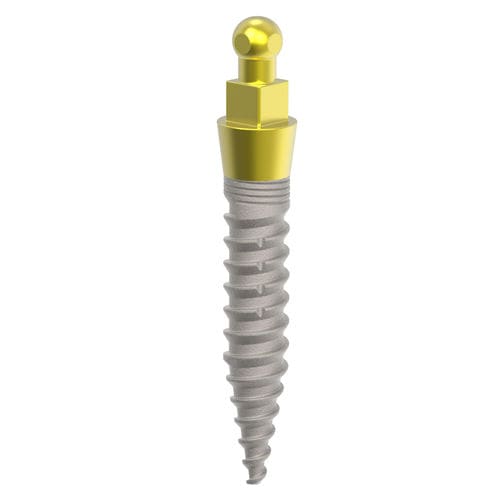 Conical dental mini-implant - O-Ball Mini MODE System  - Mode Medikal San. ve. Tic - titanium / ball / self-tapping
