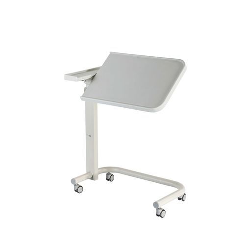 Hydraulic overbed table - MYS-710T - Meyosis - on casters / height-adjustable / tilting