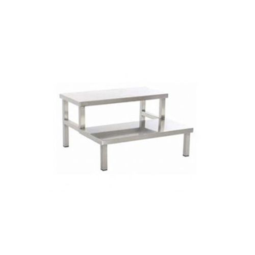 1-step step stool - Meyosis - 2-step / stainless steel / non-slip