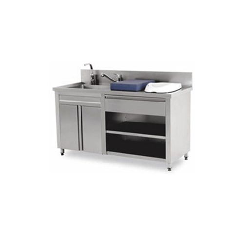 Baby changing table - Meyosis - rectangular / pediatric / with sink