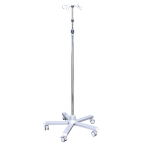 IV pole on castors - MYS-P4061 - Meyosis - on casters / 4-hook / height-adjustable