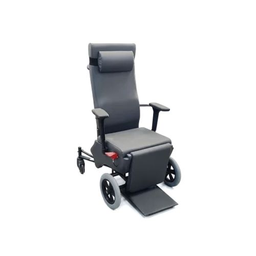 Indoor transfer chair - MYS-0805 - Meyosis - outdoor / rotating / with adjustable backrest