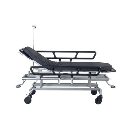 Patient transfer stretcher trolley - MYS-850NPT - Meyosis - manual / with adjustable backrest / bariatric