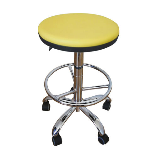 Healthcare facility stool - DST 1010 - Trinodal - height-adjustable / hydraulic / on casters