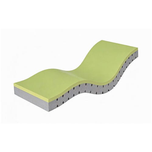 Hospital bed mattress - DH 1050 - Trinodal - foam / visco-elastic / visco-elastic foam